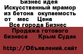 Бизнес идея “Искусственный мрамор из бетона“ окупаемость от 1 мес. › Цена ­ 20 000 - Все города Бизнес » Продажа готового бизнеса   . Крым,Судак